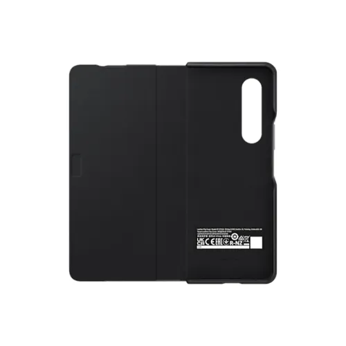Samsung Galaxy Z Fold3 5G Black Leather Flip Cover