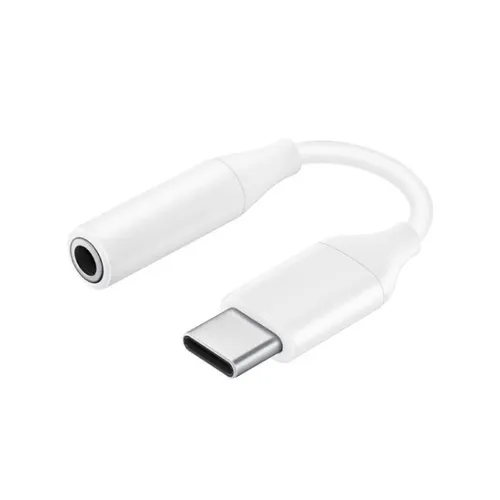 Samsung Headphone Adapter 3.5mm Mini Jack (Female) – USB Type C (Male) White