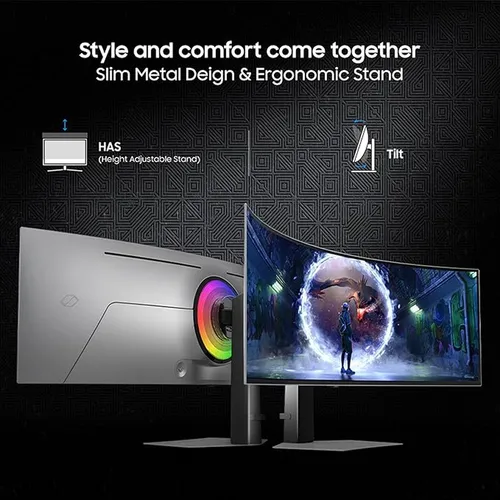 Samsung LS49DG930SEXXS Odyssey G9 49 Inch OLED DQHD 240Hz Gaming Monitor