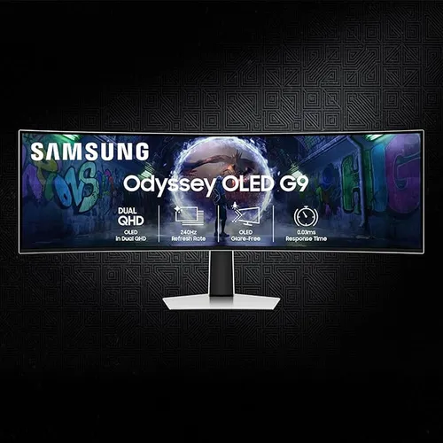 Samsung LS49DG930SEXXS Odyssey G9 49 Inch OLED DQHD 240Hz Gaming Monitor