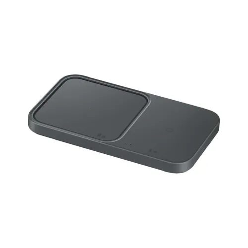 Samsung Super Fast Wireless Charger Duo (with Adapter and Cable) Dark Gray