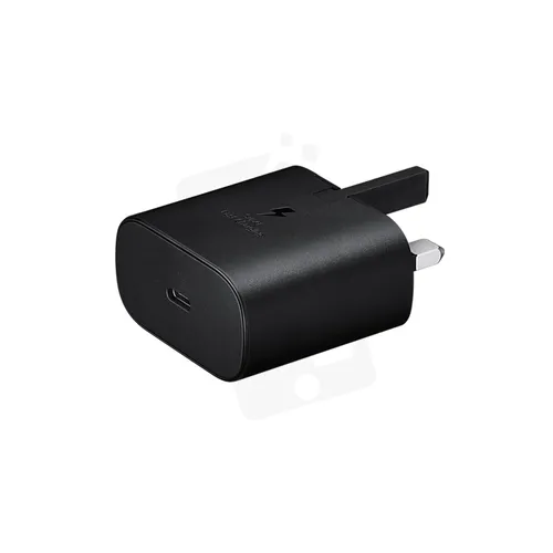 Samsung Travel Adaptor for SuperFast Charging (25W)  Black | 3 Pin