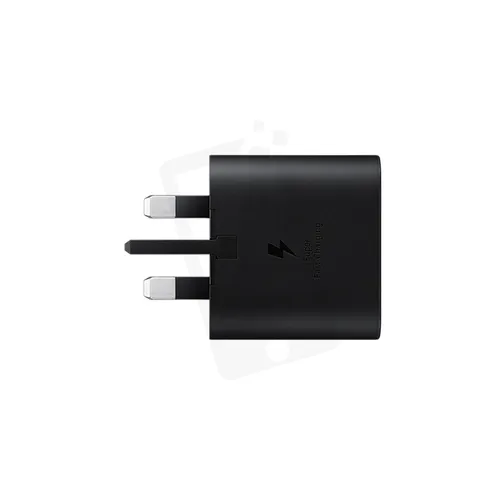 Samsung Travel Adaptor for SuperFast Charging (25W)  Black | 3 Pin