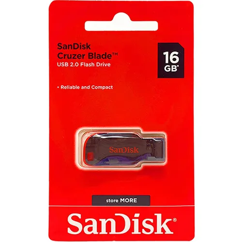 Sandisk Cruzer Blade 16GB USB 2.0 Flash Drive