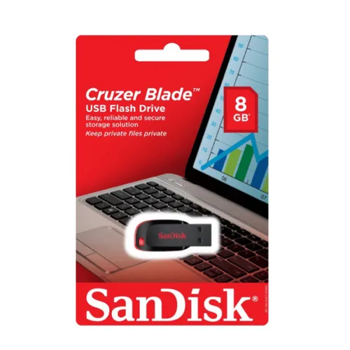 SanDisk Cruzer Blade 8GB USB 2.0 Flash Drive