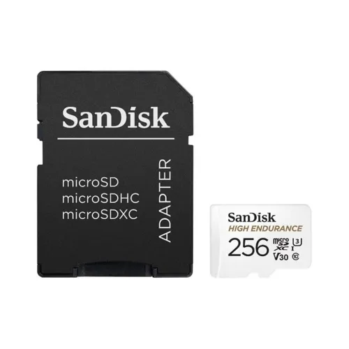 SanDisk Endurance Card microSDXC 256GB 100MB/s Memory Card with Adapter