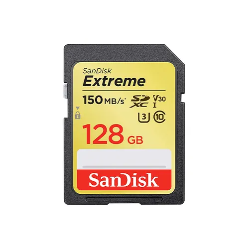 SanDisk Extreme 128GB SDXC 150MB/s UHS-I Memory Card