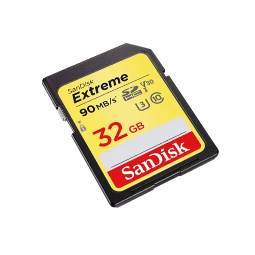 SanDisk Extreme 32GB SDHC 90 MB/S UHS-I Memory Card