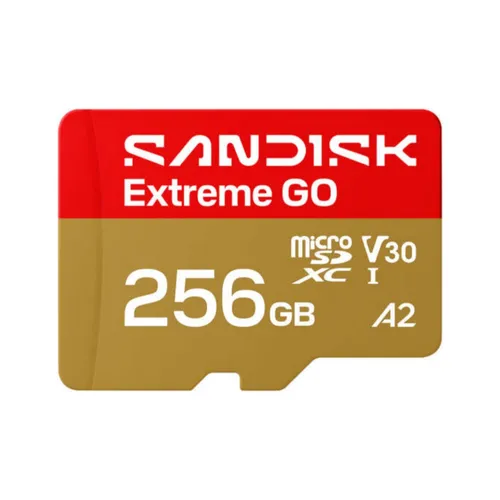 SanDisk Extreme Go microSDXC 256GB 240MB/s UHS-I Memory Card