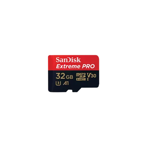 SANDISK EXTREME PRO 32GB 100MB/s MICRO SD(SDSQXCG-032G-GN6MA)(w/adapter) (3y)