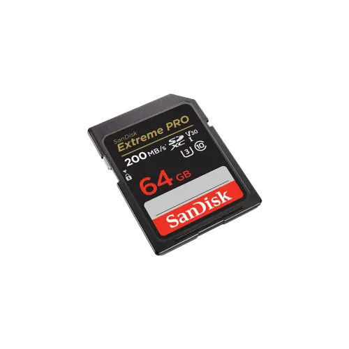 SANDISK EXTREME PRO 64GB 200MBS SD MEMORY(SDSDXXU-064G-GN4IN)-(3y)