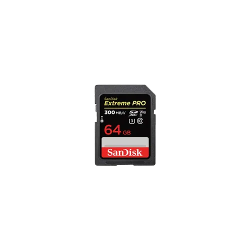 SANDISK EXTREME PRO 64GB 300MB/s SDXC MEMORY CARD(SDSDXDK-064G-GN41N) (3y)