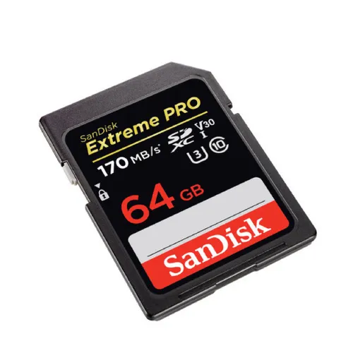 SanDisk Extreme Pro 64GB SDXC 170 MB/S UHS-I Memory Card