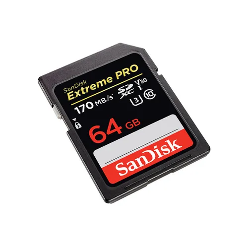 SanDisk Extreme PRO 64GB SDXC 170MB/s UHS-I Memory Card