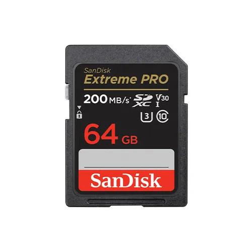 SanDisk Extreme PRO 64GB SDXC 200MB/s UHS-I Memory Card