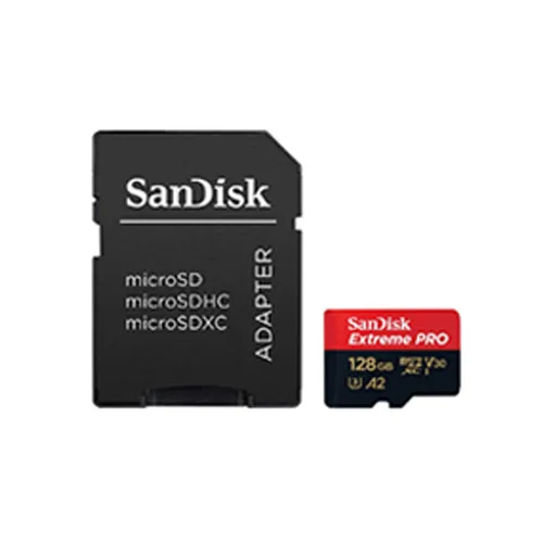 SanDisk Extreme PRO SDXC 128GB UHS-I 200MB/s Memory Card with Adapte