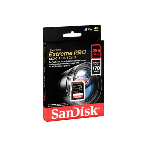 SanDisk Extreme Pro SDXC 256GB 170mbs