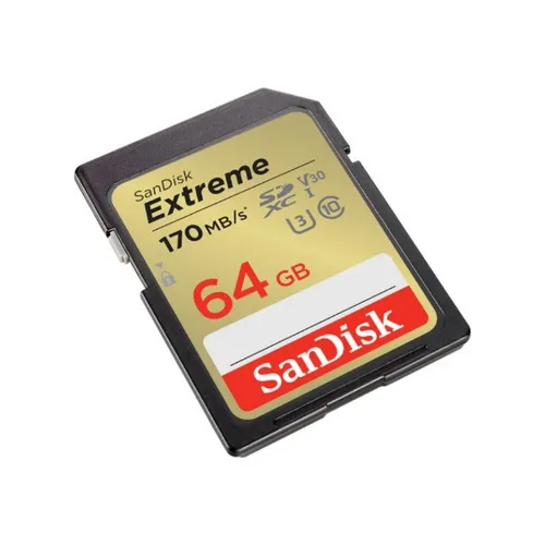 SanDisk Extreme SDXC 64GB UHS-I 170MB/s Memory Card