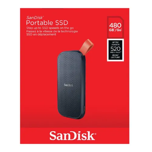 SanDisk Portable SSD 480GB 520 MB/S External Hard Drive