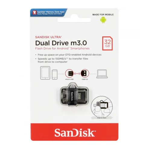 SanDisk Ultra 32GB Dual Drive 3.0 Micro Flash Drive