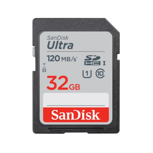 SanDisk Ultra 32GB SDHC 120 MB/S UHS-I Memory Card