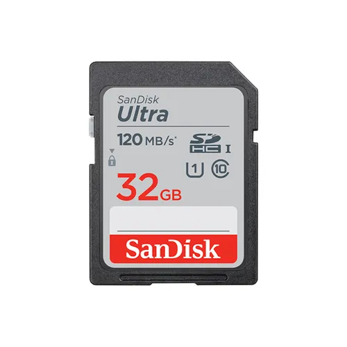 SanDisk Ultra 32GB SDHC 120MB/s UHS-I Memory Card