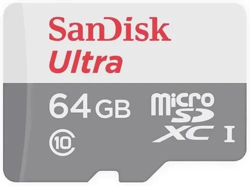 SanDisk Ultra 64GB microSDXC UHS-I Memory Card
