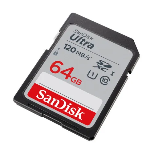 SanDisk Ultra 64GB SDXC 120 MB/S UHS-I Memory Card