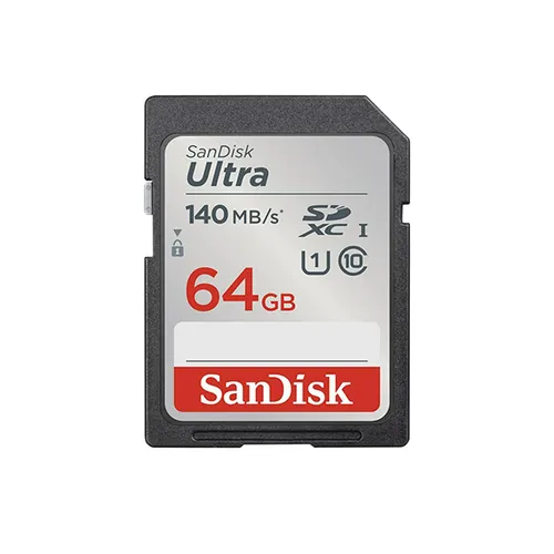 SanDisk Ultra 64GB SDXC 140MB/s?UHS-I Memory Card