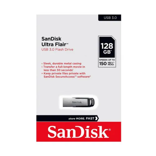 SanDisk Ultra Flair USB 3.0 128GB Flash Drive