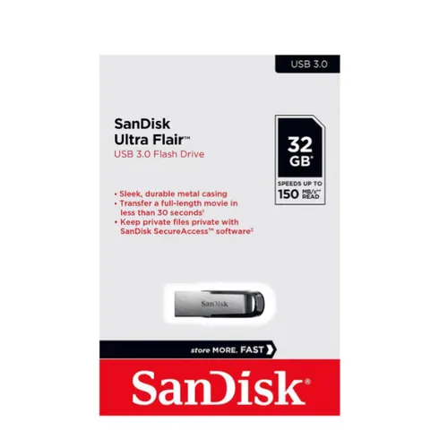 SanDisk Ultra Flair USB 3.0 32GB Flash Drive