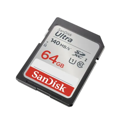 SanDisk Ultra Series 64GB SDXC up to 140MB/s Memory Card