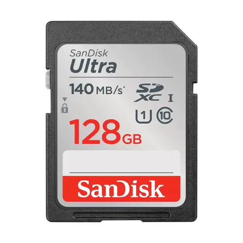 SanDisk Ultra® SDHC™ UHS-I card and SDXC™ UHS-I card - 128GB