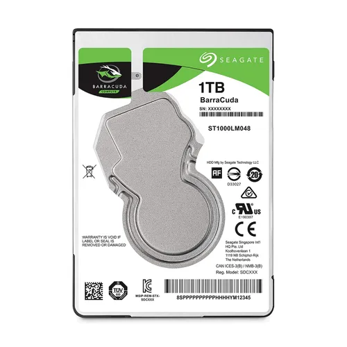 Seagate 1TB Internal Hard Drive HDD – 2.5 Inch SATA 6 Gb/s 5400 RPM 128MB Cache for PC Laptop