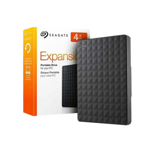 SEAGATE 4TB EXPANSION PORTABALLE HARD DRIVE(3y)