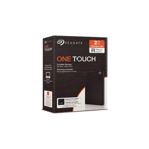 SEAGATE ONE TOUCH 2TB EXTERNAL HDD (3y)