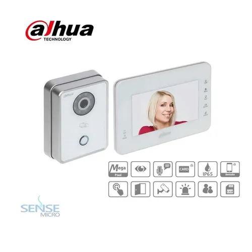 SECURITY - DAHUA  DHI-VTK-VTO6210BW-VTH1550CH VIDEO DOOR PHONE