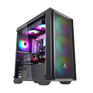 SEGOTEP Gank 240 S Mid-Tower Gaming PC Case – Black