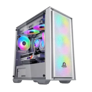 SEGOTEP Gank 240 S Mid-Tower Gaming PC Case – White