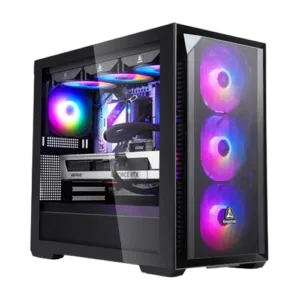 SEGOTEP Gank 360 APE Mid-Tower Gaming PC Case – Black