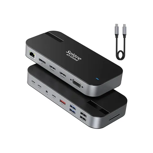 Selore 16 in 1 USB-C 3 Display Laptop Docking Station