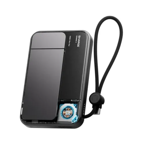 Sharge ICEMAG 3 35W Qi2 10000mAh Power Bank With Built-in Cable