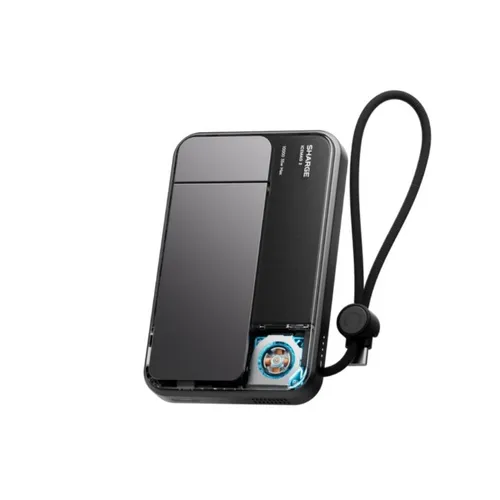 Sharge ICEMAG 3 35W Qi2 10000mAh Power Bank With Built-in Cable
