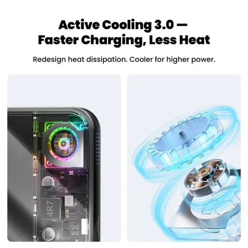 Sharge ICEMAG 3 35W Qi2 10000mAh Power Bank With Built-in Cable
