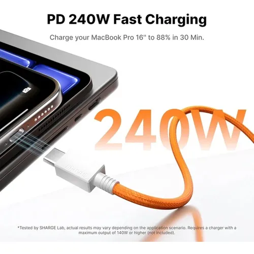 Sharge MagLoop L7 240W Magnetic 1.5M USB-C Cable