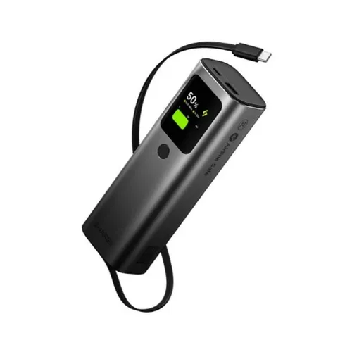 Sharge Retractable 165W 20000mAh Power Bank With Built-in Cable