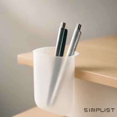 SideClip Sticky Pen Holder – Japanese minimalist design