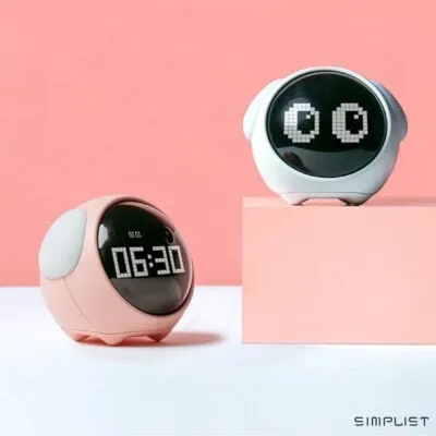 Simplist BOBRING Expression Digital Alarm Clock with LED Night Light