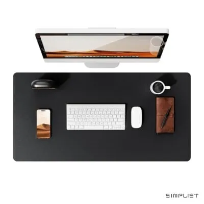 Simplist Desk Mat PRO – Non-Slip PU Leather Desk Pad