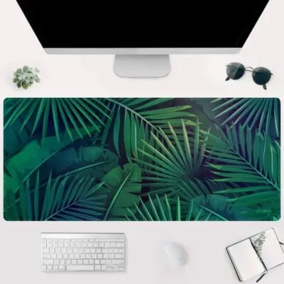 Simplist Gimars Large Printed Rubber Desk Mat (90×40 CM) – Extended Non-slip Mousepad for Home and Office